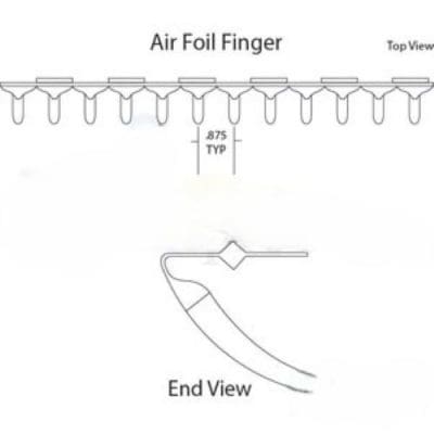 Top Adjustable Air Foil Chaffer