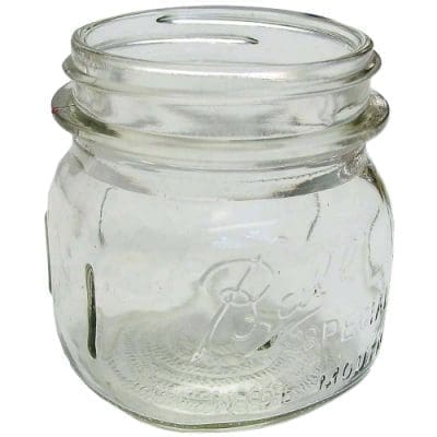 PRECLEANER GLASS JAR 3-3/8″