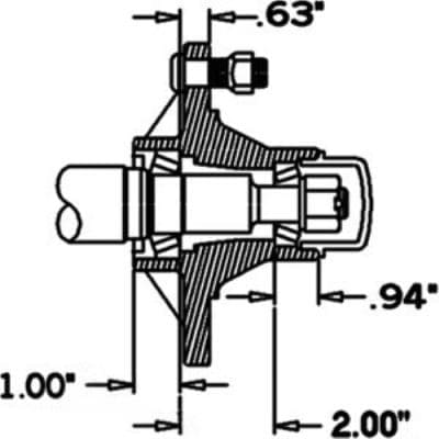 Q Series 5 Bolt 5.5" Circle Hub