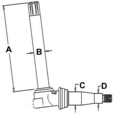 Spindle w/ Fender Mounting Bracket