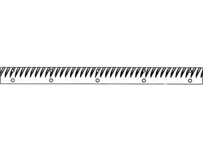 Angle Thresher Bar, Set of 8 with Bolts