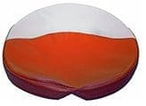 ORANGE & WHITE SEAT CUSHION