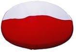 RED/WHITE PAN SEAT COVER