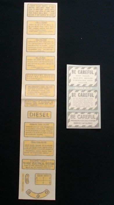 350 DIESEL CHASSIS DECALS - VINYL CUT