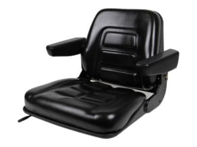 Black Fold-Down Back Seat Assembly