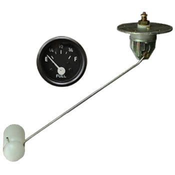 JD FUEL GAUGE & SENDING UNIT - 12 VOLT POSITIVE GROUND