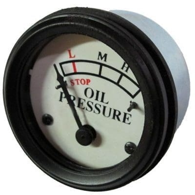 JD White Oil Gauge, Engine Mount