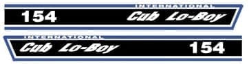 CUB 154 LO-BOY MYLAR DECALS