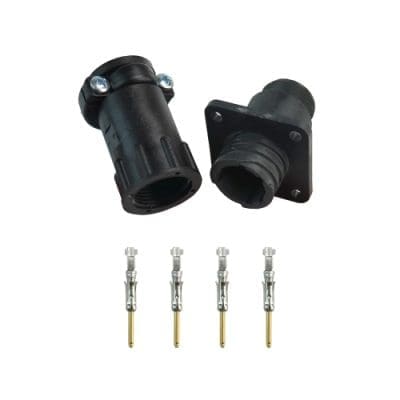 4-Pin Amp Flange Receptacle