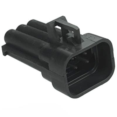 6-Pin Metri-Pack Socket Connector with Male Pins