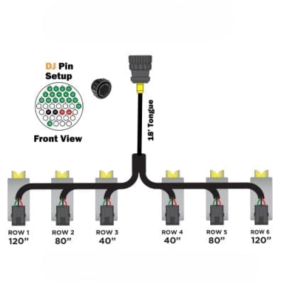 6 Row Planter Harness