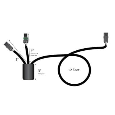 Row Shutoff Y Cable