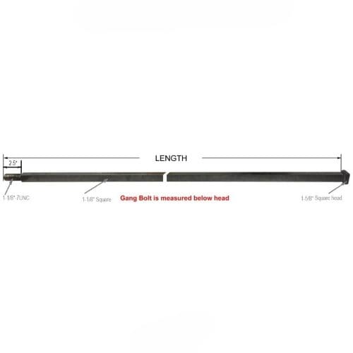 DISK AXLE – 76.4″