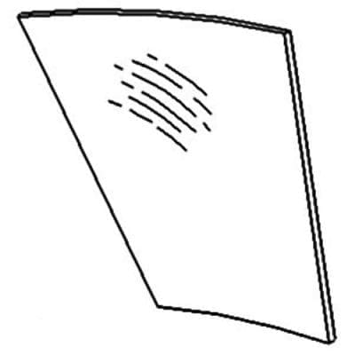 Left Hand Upper Glass Door